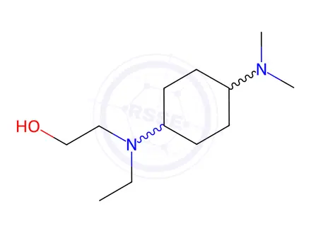 Chemical structure of 2-((4-(Dimethylamino)cyclohexyl)(ethyl)amino)ethanol