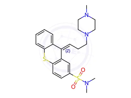 Chemical structure of Thiothixene Impurity 1 (Z-Thiothixene)