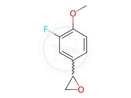 Chemical structure of 2-(3-Fluoro-4-methoxyphenyl)oxirane