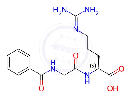 Chemical structure of Arginine Impurity 45