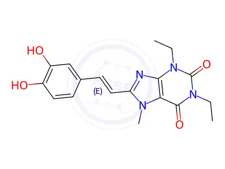 Chemical structure of Istradefylline Impurity 17