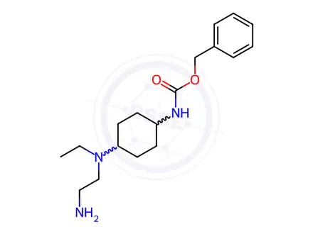Chemical structure of Benzyl (4-((2-aminoethyl)(ethyl)amino)cyclohexyl)carbamate