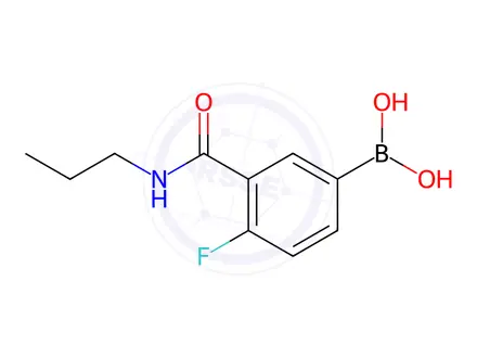 Chemical structure of (4-Fluoro-3-(propylcarbamoyl)phenyl)boronic acid