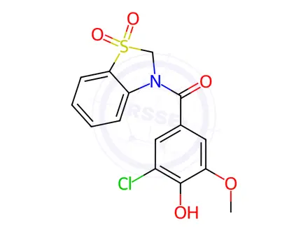 Chemical structure of Dotinurad Impurity 25
