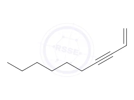 Chemical structure of 1-Decen-3-yne.