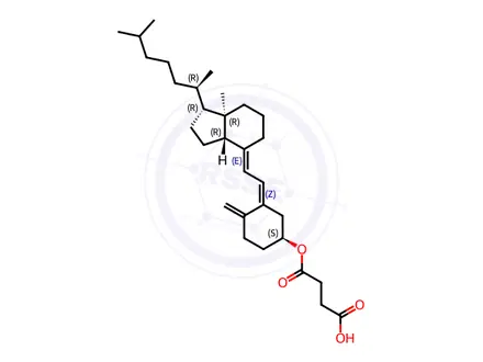 Chemical structure of Vitamin D3 Hemisuccinate