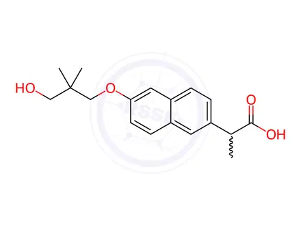 Chemical structure of Naproxen Impurity 32