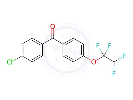 Chemical structure of (4-Chlorophenyl)(4-(1,1,2,2-tetrafluoroethoxy)phenyl)methanone