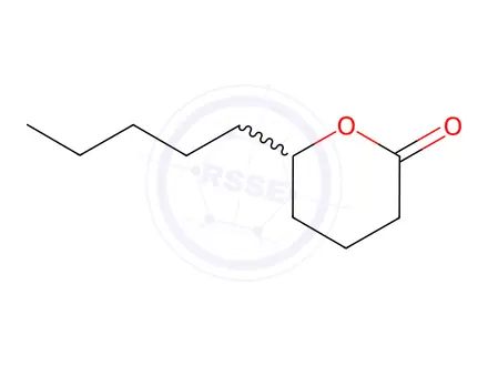 Chemical structure of δ-Decalactone Solution in Acetone