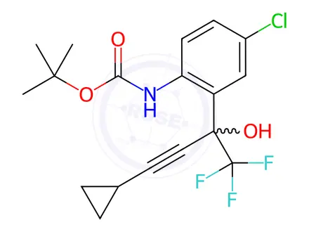 Chemical structure of O-tert-Butyl-2-hydroxy Efavirenz