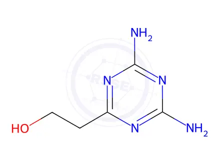 Chemical structure of 2-(4,6-Diamino-1,3,5-triazin-2-yl)ethanol