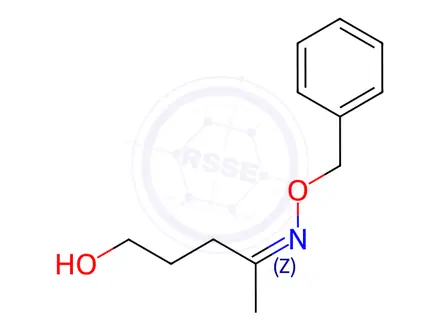Chemical structure of (Z)-5-Hydroxypentan-2-one-O-benzyl Oxime