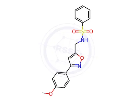 Chemical structure of N-([3-(4-METHOXYPHENYL)-5-ISOXAZOLYL]METHYL)BENZENESULFONAMIDE