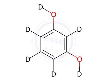 Chemical structure of Resorcinol-d6