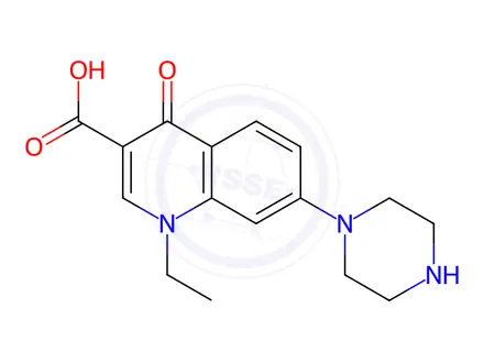 Chemical structure of Norfloxacin Impurity 15