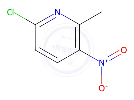 Chemical structure of 6-Chloro-2-methyl-3-nitropyridine