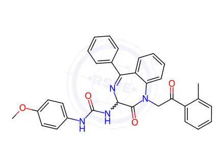 Chemical structure of YM 022 Impurity 43