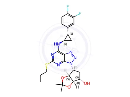 Chemical structure of Ticagrelor Impurity 534