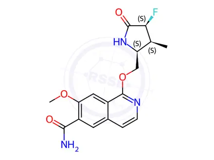 Chemical structure of Zimlovisertib Impurity 14