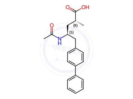 Chemical structure of Sacubitril Impurity 38