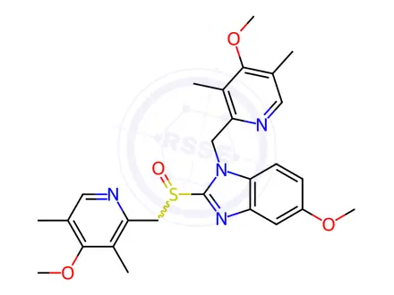 Chemical structure of Esomeprazole Impurity K