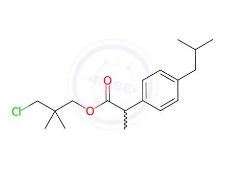 Chemical structure of Ibuprofen Impurity 31