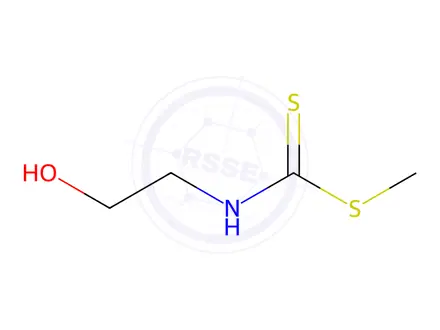 Chemical structure of N-(2-Hydroxyethyl)carbamodithioic Acid Methyl Ester