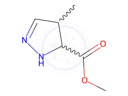 Chemical structure of Methyl 4-methyl-4,5-dihydro-1H-pyrazole-5-carboxylate