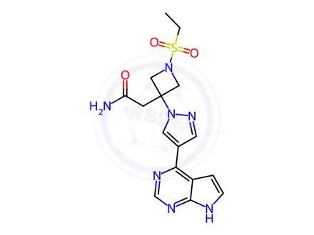 Chemical structure of Baricitinib Impurity 3