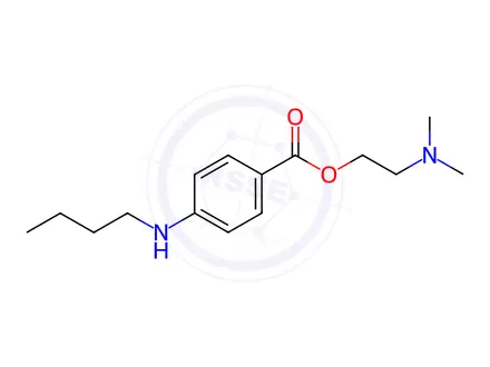 Chemical structure of Tetracaine