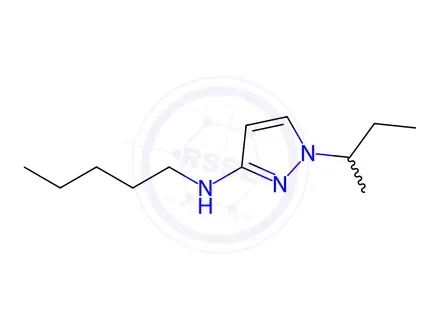 Chemical structure of 1-sec-butyl-N-pentyl-1H-pyrazol-3-amine