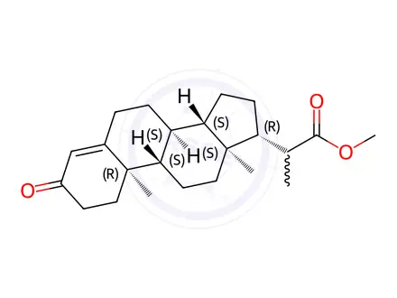 Chemical structure of Progesterone Impurity 98