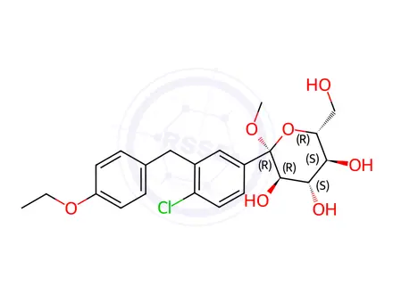 Chemical structure of Dapagliflozin Impurity 67