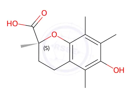 Chemical structure of Trolox Impurity 2 (Trolox (S)-Isomer)
