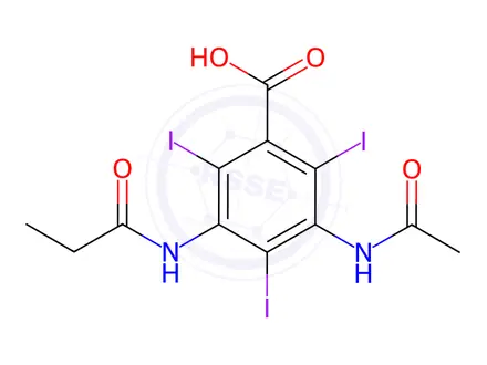 Chemical structure of Amidotrizoic Acid Impurity 9