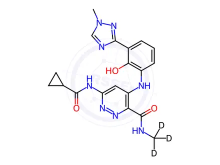 Chemical structure of Deucravacitinib Impurity 9