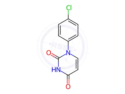 Chemical structure of 1-(4-Chlorophenyl)pyrimidine-2,4(1H,3H)-dione