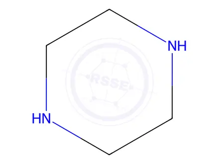 Chemical structure of Piperazine Dihydrochloride