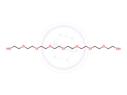 Chemical structure of Acyclovir Impurity 47 (Octaethylene Glycol)