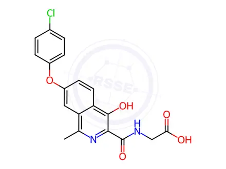 Chemical structure of Roxadustat Impurity 30