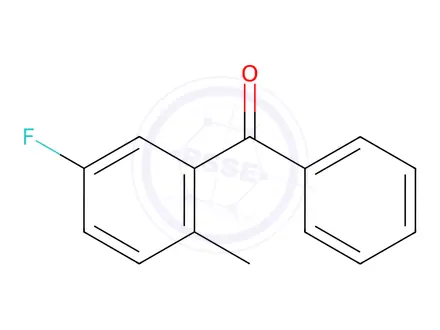 Chemical structure of (5-Fluoro-2-methylphenyl)(phenyl)methanone
