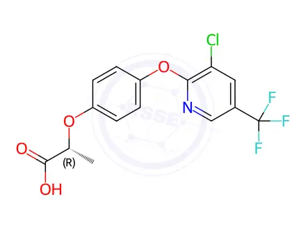 Chemical structure of Haloxyfop-P
