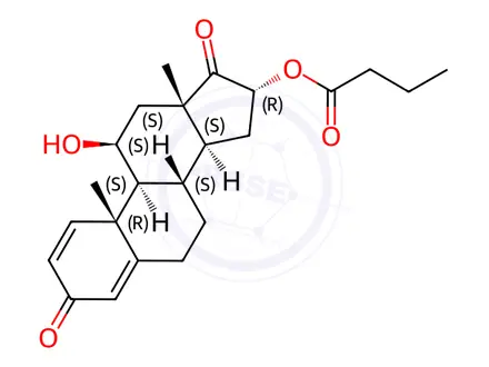 Chemical structure of Budesonide Impurity 38