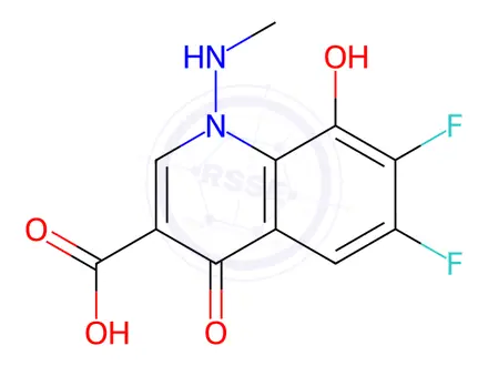 Chemical structure of Marbofloxacin EP Impurity A