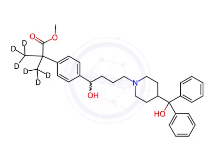 Chemical structure of Fexofenadine-d6 Methyl Ester