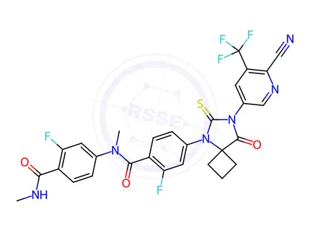 Chemical structure of Apalutamide Impurity 4