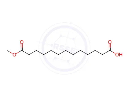 Chemical structure of 13-Methoxy-13-oxotridecanoic acid