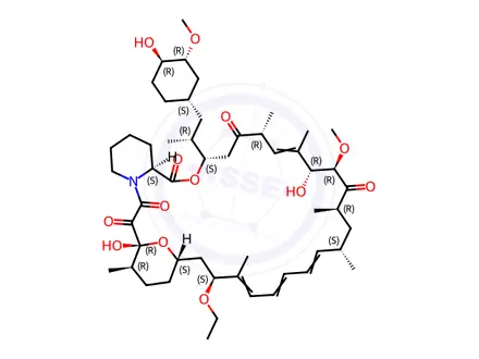 Chemical structure of Rapamycin Impurity 3