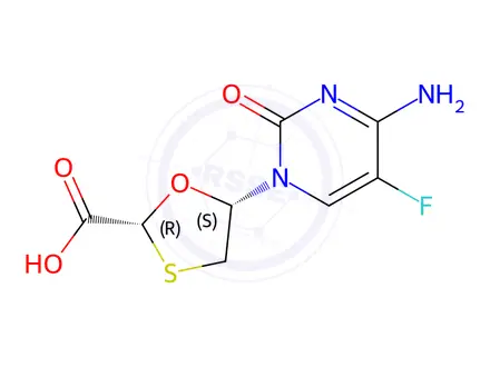 Chemical structure of Emtricitabine Impurity 7