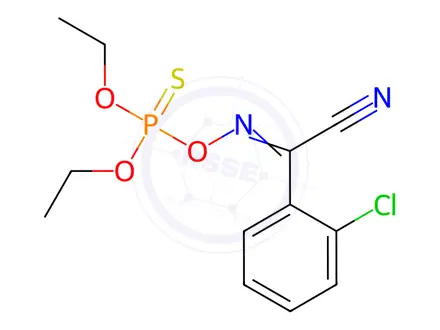 Chemical structure of Phoxim Impurity 1 (Chlorphoxim)